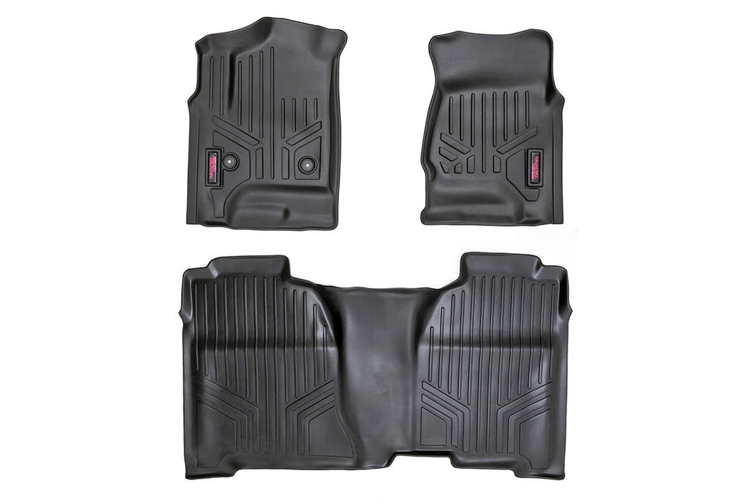 Rough Country Floor Mats Fr & Rr Crew Cab Chevy/fits gmc 1500/2500Hd/3500Hd 2Wd/4Wd M-21413