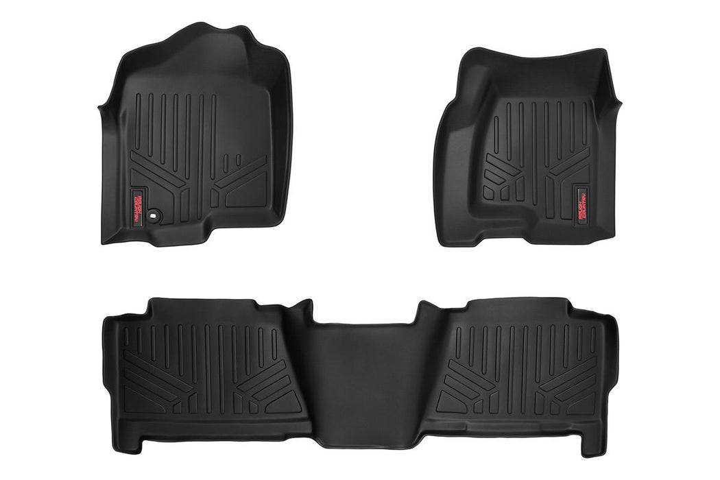 Rough Country Floor Mats Fr & Rr Crew Cab Chevy/fits gmc 1500 (99-06 & Classic) M-29913