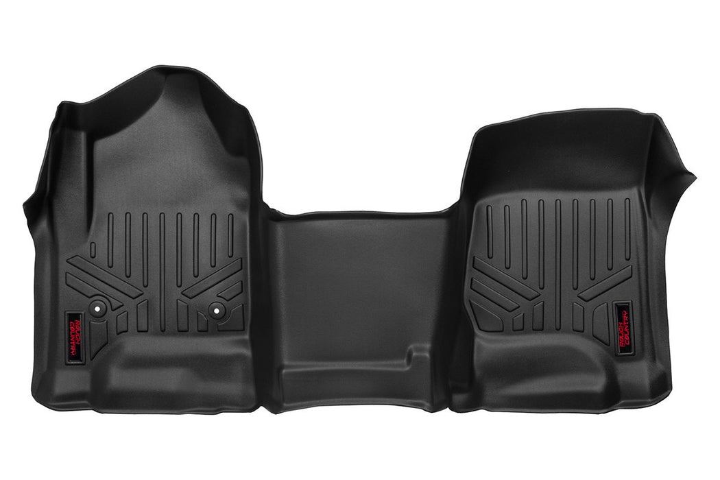 Rough Country Floor Mats Fr Over Hump Chevy/fits gmc 1500/2500Hd/3500Hd (14-19) M-2114