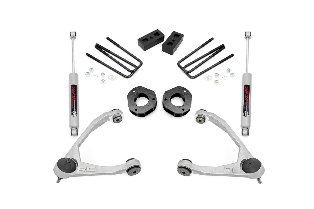 Rough Country 3.5" Lift Kit Forged Uca Cast Steel Fits Chevy/GMC 1500 (07-16) 19831
