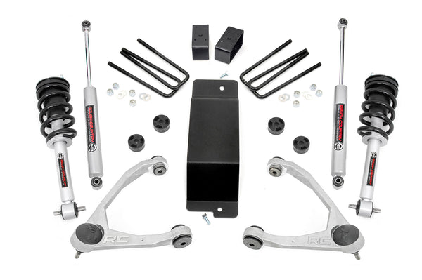 Rough Country 3.5 Inch Lift Kit Uca N3 Struts Fits Chevy/GMC 1500 (07-13) 27731