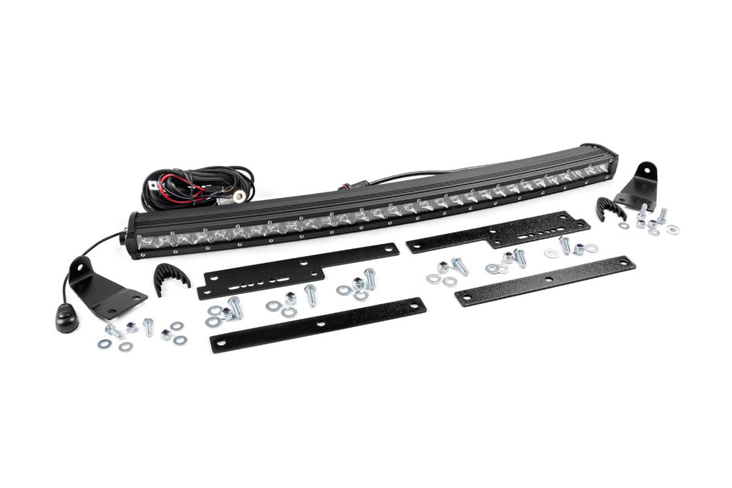 Rough Country Led Light Kit Behind Grille Mount 30" Chrome Single Row Chevy/fits gmc 1500 (14-18) 70625