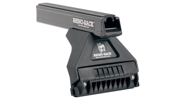 Rhino-Rack 18-21 Fits Jeep Wrangler 2 Door SUV Heavy Duty RL110 2 Bar Roof Rack Black JB1612