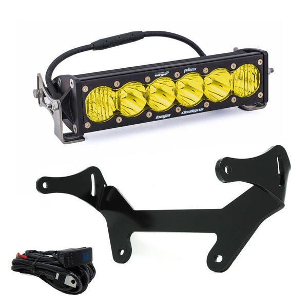Baja Designs 10in OnX6+ Can-Am Maverick X3 Shock Mount Kit Amber 447120