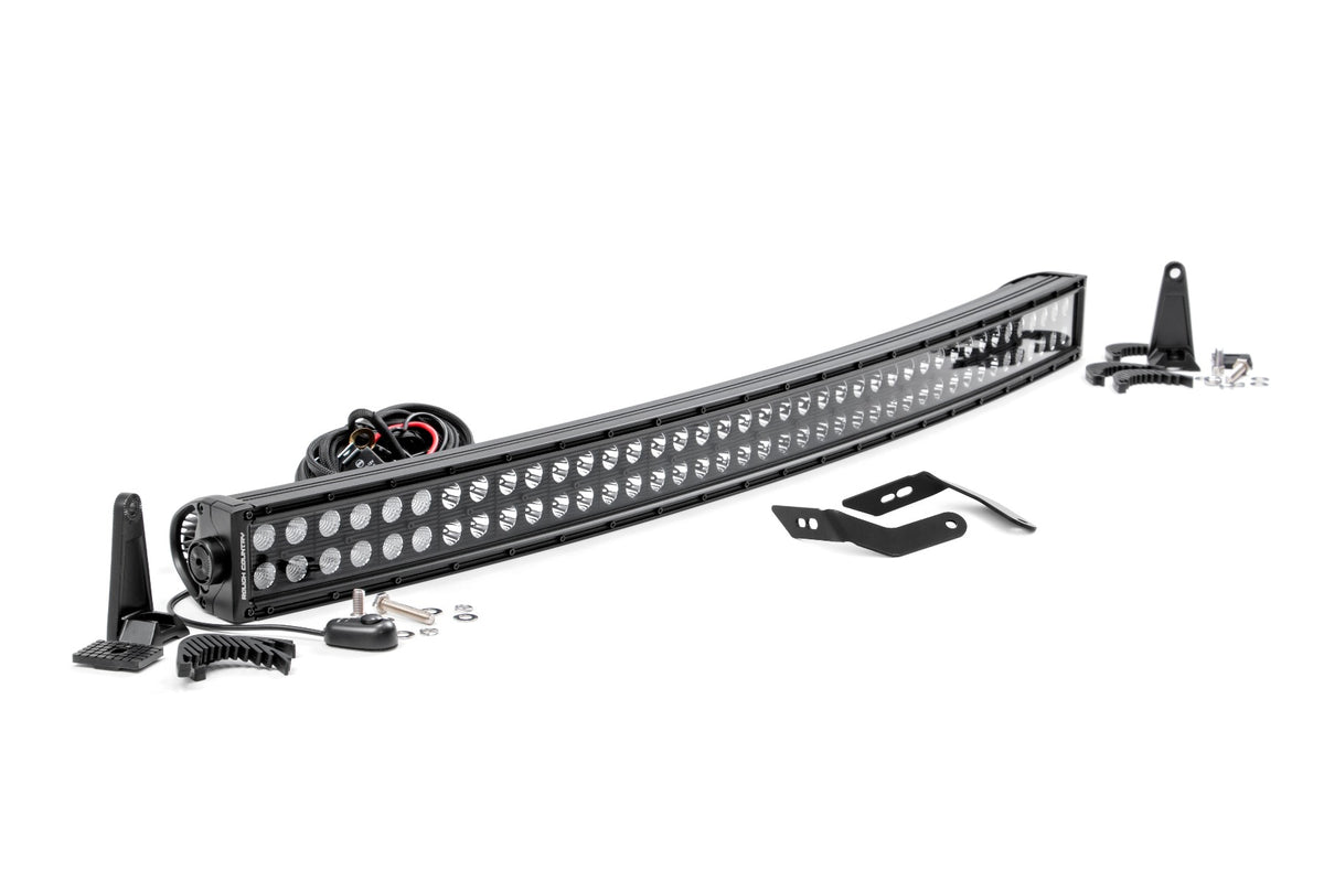 Rough Country Led Light Front Mount 40" Black Dual Row Fits Honda Talon 1000 92046