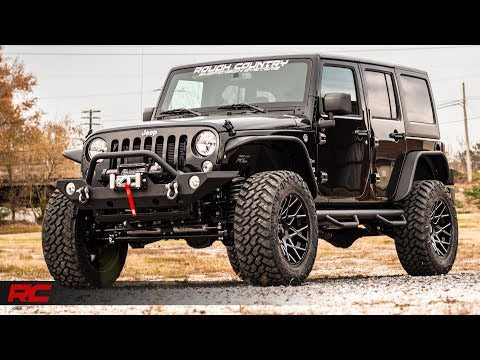 Rough Country Inner Fenders Fr & Rr Vertex compatible with Jeep Wrangler Jk (2007-2018) 10511V