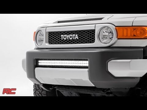 Rough Country LED Light Bumper Mount 30" Spectrum Dual Row Fits toyotaFJ Cruiser (07-14)