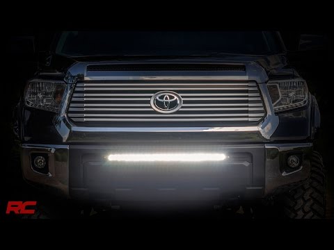 Rough Country LED Light Bumper Mnt 30" Spectrum Single Row Fits toyotaTundra (14-21)