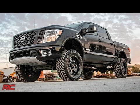 Rough Country 6 Inch Lift Kit Compatible with Nissan Titan 4Wd (2017-2023) 87820A