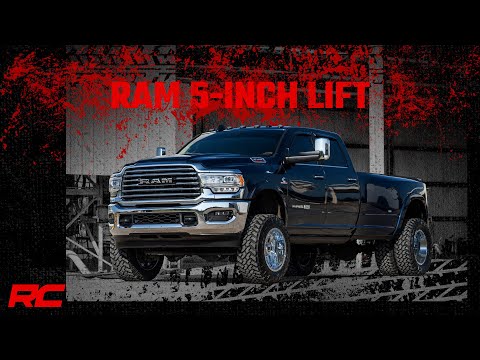 Rough Country 5 Inch Lift Kit Diesel Non-Aisin Ram 3500 4Wd (2019-2023) 37530