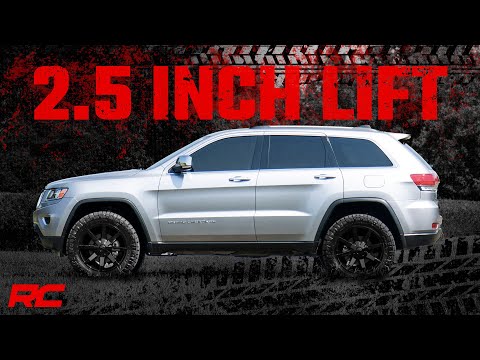 Rough Country 2.5 Inch Lift Kit N3 Struts compatible with Jeep Grand Cherokee 4Wd (2011-2015) 91130