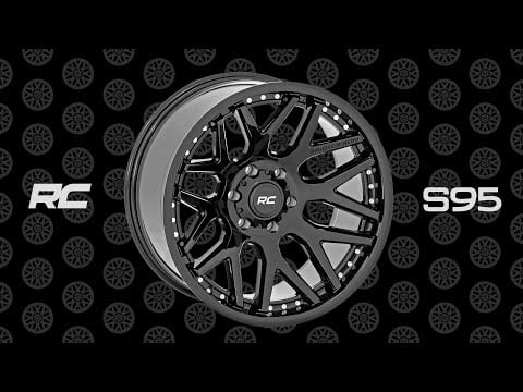 Rough Country 95 Series Wheel One-Piece Gloss Black 22X10 6X13519Mm 95221017