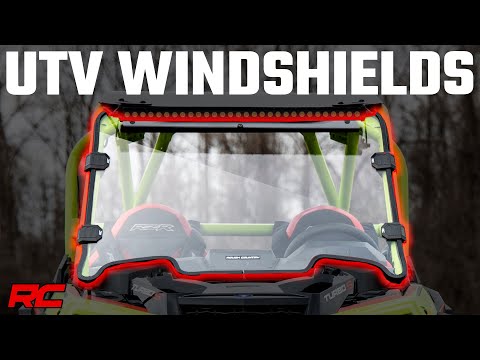 Rough Country Vented Full Windshield Scratch Resistant Polaris Ranger 1000/Ranger Xp 900/1000 98232010
