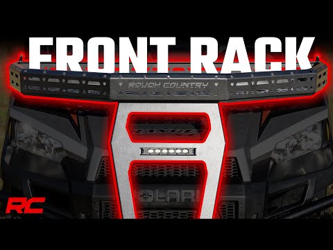 Rough Country Front Cargo Rack 6" Black Slimline Polaris Ranger Xp 900/Ranger Xp 1000 93148