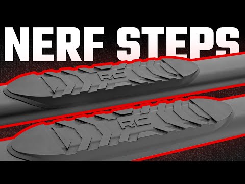 Rough Country Oval Nerf Step Crew Cab Black Ram 1500/2500/3500 2Wd/4Wd 21003