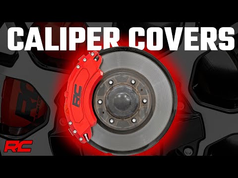 Rough Country Caliper Covers Front And Rear Red Chevy/fits gmc 2500Hd/3500Hd (11-19) 71119