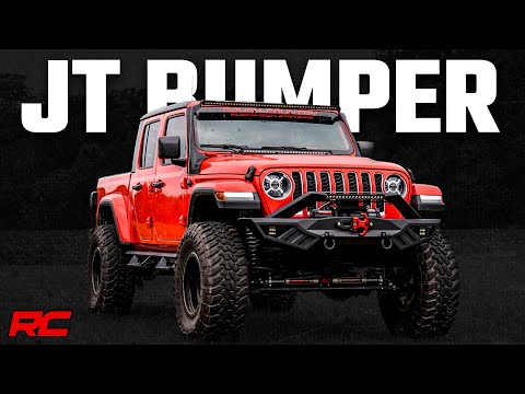 Rough Country Front Winch Bumper compatible with Jeep Gladiator Jt/Wrangler Jk & Jl 10645A