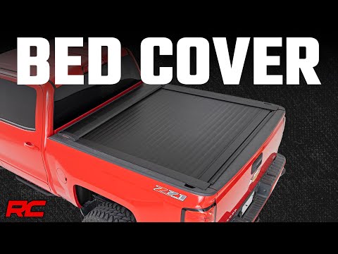 Rough Country Retractable Bed Cover 5' Bed Double Cab Fits toyotaTacoma (16-23)