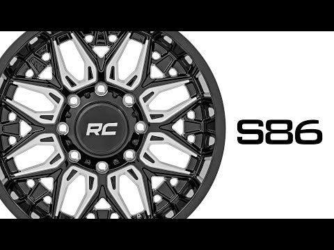 Rough Country 86 Series Wheel One-Piece Gloss Black 20X10 5X519Mm 86201018