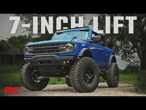 Rough Country 7 Inch Lift Kit 4-Door Base Ford Bronco 4Wd (2021-2023) 51083