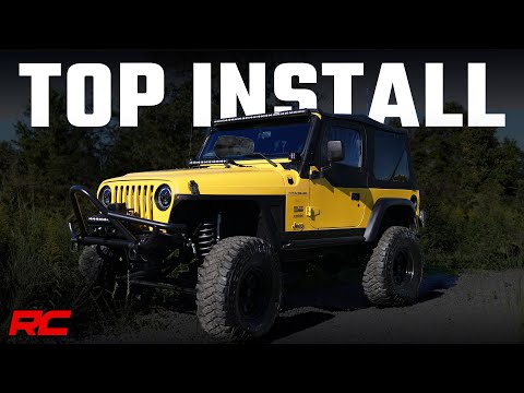 Rough Country Soft Top Replacement Spice Half Doors compatible with Jeep Wrangler Tj (97-06) RC85350.70