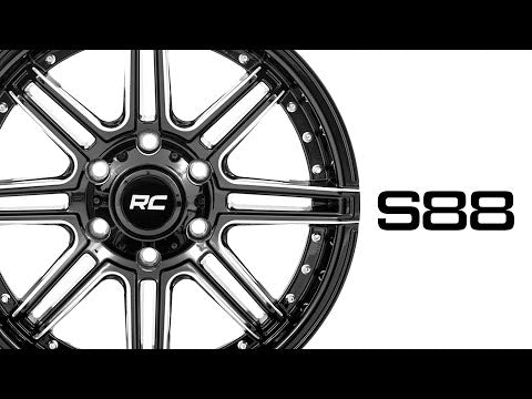 Rough Country 88 Series Wheel One-Piece Gloss Black 17X9 5X512Mm 88170918