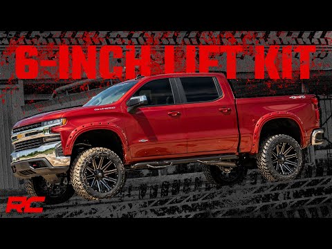 Rough Country 6 Inch Lift Kit Mono Leaf Rear Vertex Chevy Silverado 1500 (22-23) 21650