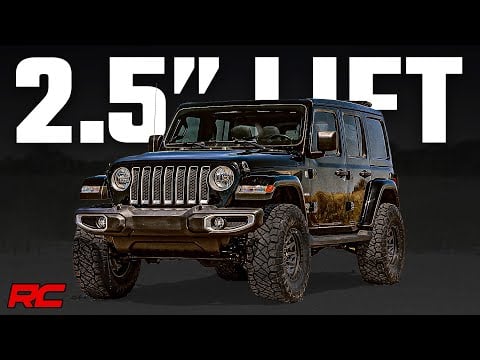 Rough Country 2.5 Inch Lift Kit Coils compatible with Jeep Wrangler Jl Rubicon 4Wd (18-23) 66630