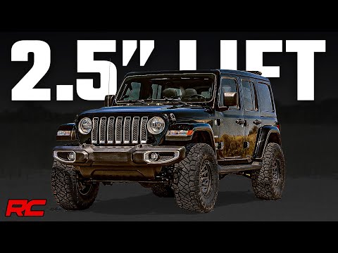 Rough Country 2.5 Inch Lift Kit Coils compatible with Jeep Wrangler Jl 4Wd (2018-2023) 67731