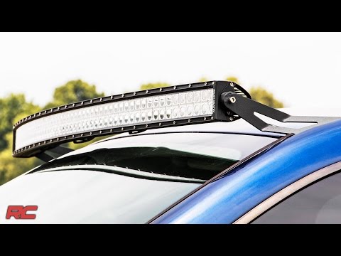 Rough Country Led Light Mount Upper Windshield 54" Curved Compatible with Dodge 1500 (02-08) 70538