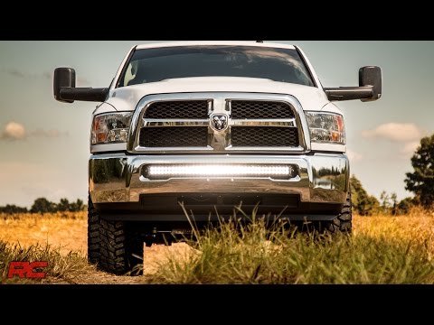 LED Light | Bumper Mount | 40" Black Dual Row | Ram 2500 4WD (10-18)