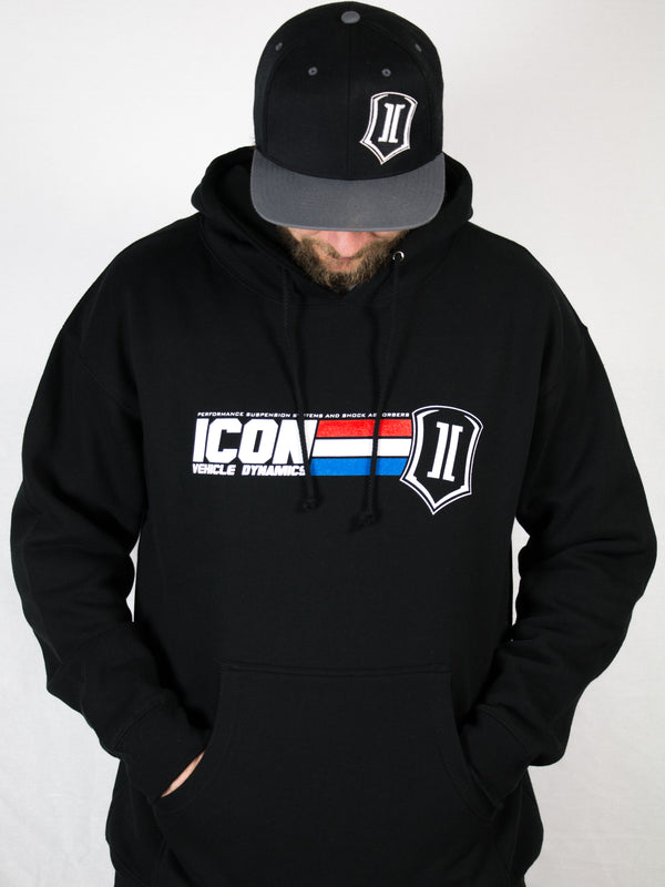 Icon Gi Hoody Black Size Small ICON-HOODY-GI-BLK-S