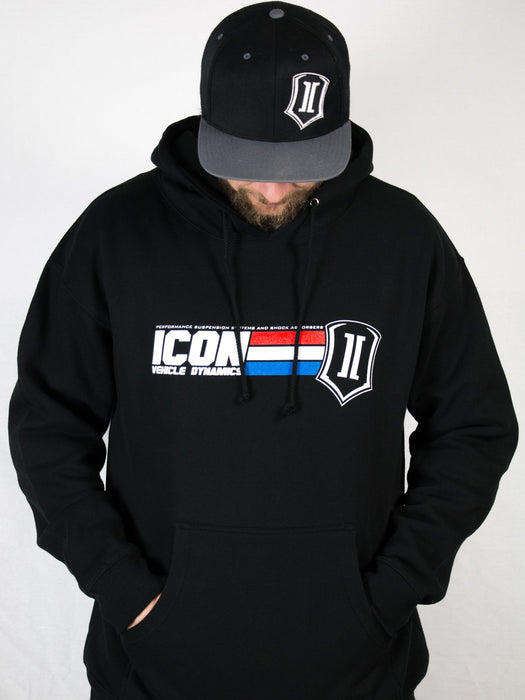 Icon Gi Hoody Black Size Extra-Large ICON-HOODY-GI-BLK-XL