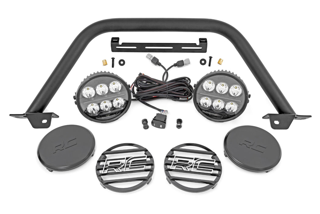 Rough Country Safari Bar 6.5 Inch Round Led Oe Modular Steel Ford Bronco (21-23) 51113