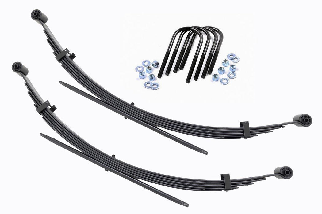 Rough Country Rear 56 Inch Leaf Springs 2" Lift Pair Chevy/fits gmc C20/K20 C25/K25 Truck 4Wd (77-87) 8036Kit