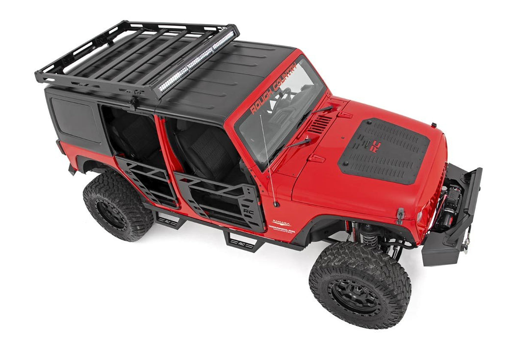 Rough Country Hood Louver With Rc Logo compatible with Jeep Wrangler Jk (2007-2018) 10527