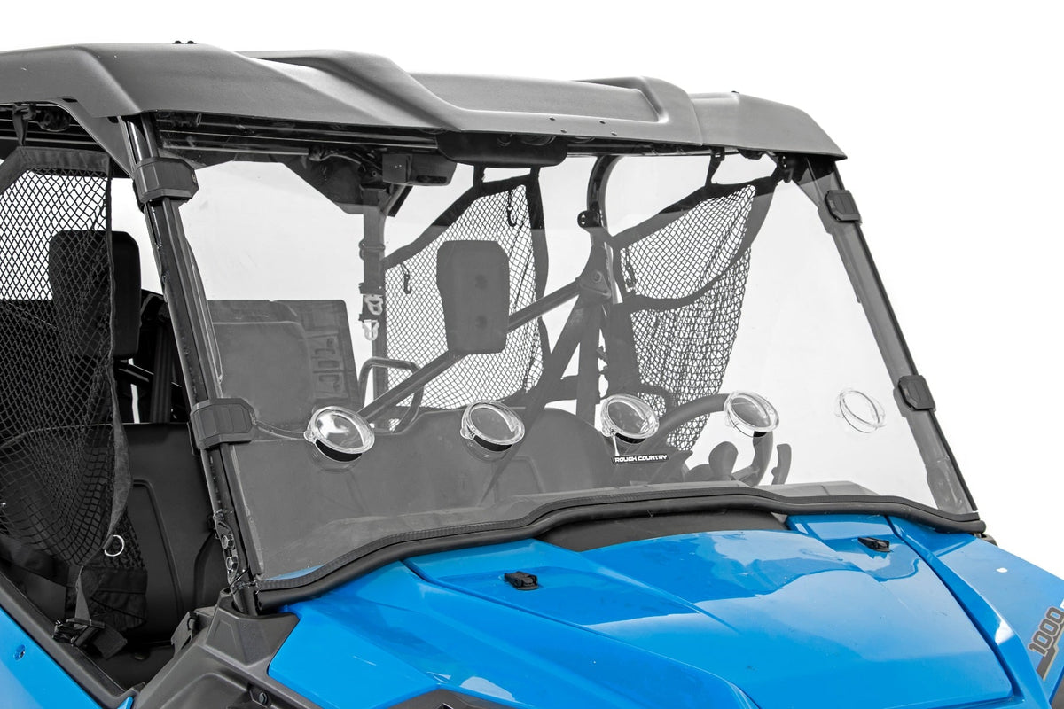 Rough Country Vented Full Windshield Scratch Resistant Fits Honda Pioneer 1000/Pioneer 1000-5 98262020