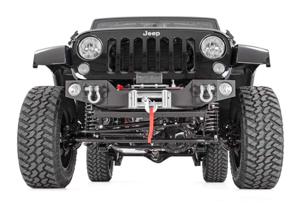 Rough Country Front Hybrid Stubby Bumper Fog Mounts compatible with Jeep Wrangler Jk (07-18) 1062