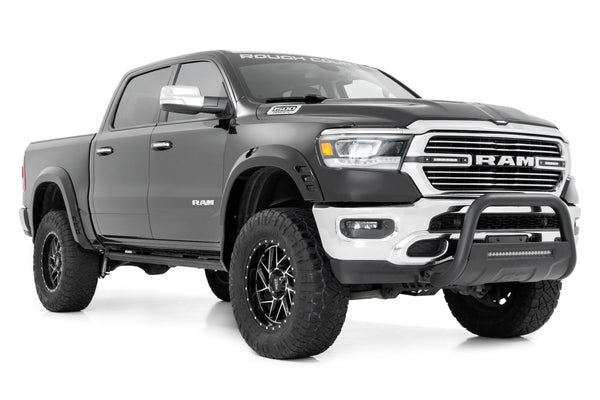 Rough Country Sf1 Fender Flares Dx8 Black Fits RAM 1500 2WD/4WD (2019-2023) F-D319201-DX8