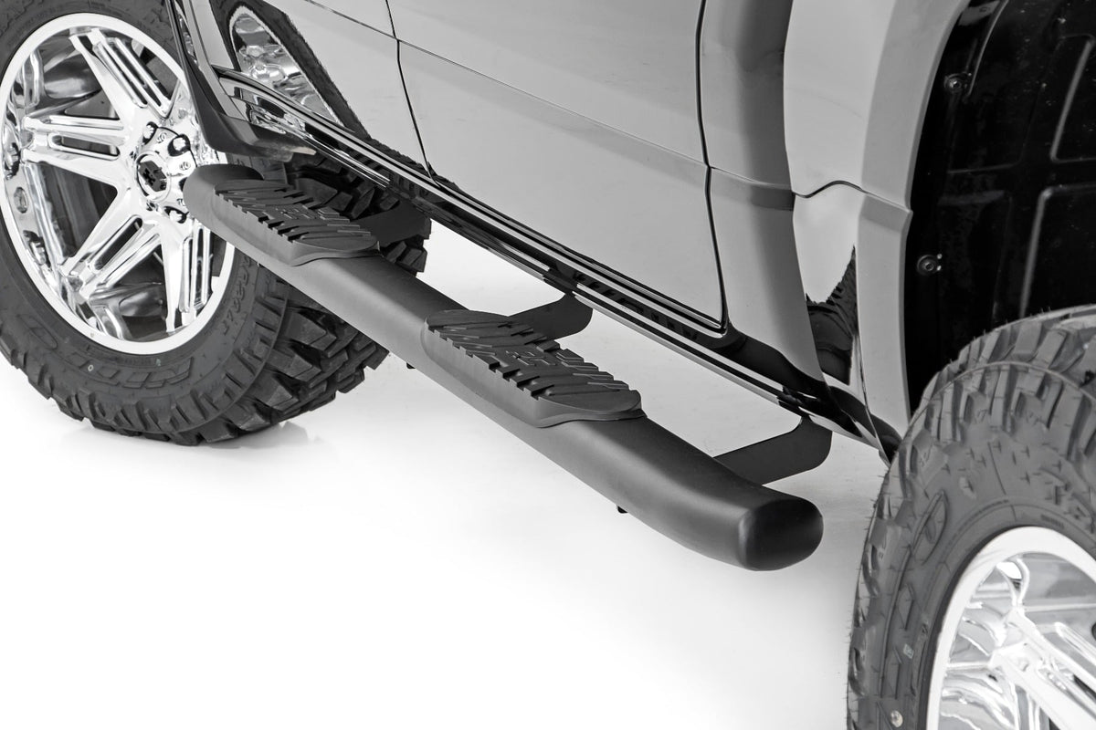 Rough Country Oval Nerf Step Crew Cab Black Fits RAM 1500 (19-23)/1500 Trx (21-23) 21004