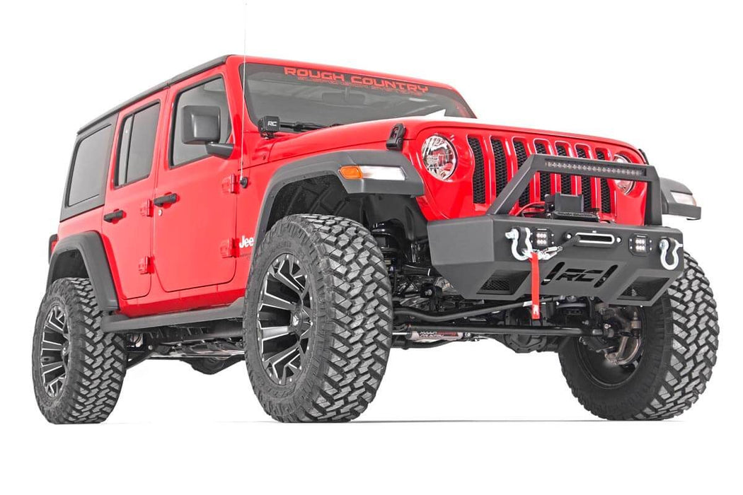 Rough Country 3.5 Inch Lift Kit Adj Lower Fr D/S compatible with Jeep Wrangler Jl (18-23) 65531