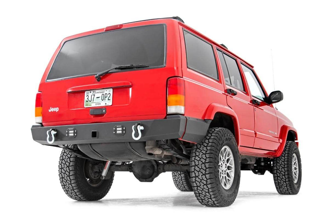 Rough Country Quarter Panel Armor Rear Factory Flare compatible with Jeep Cherokee Xj (97-01) 10571