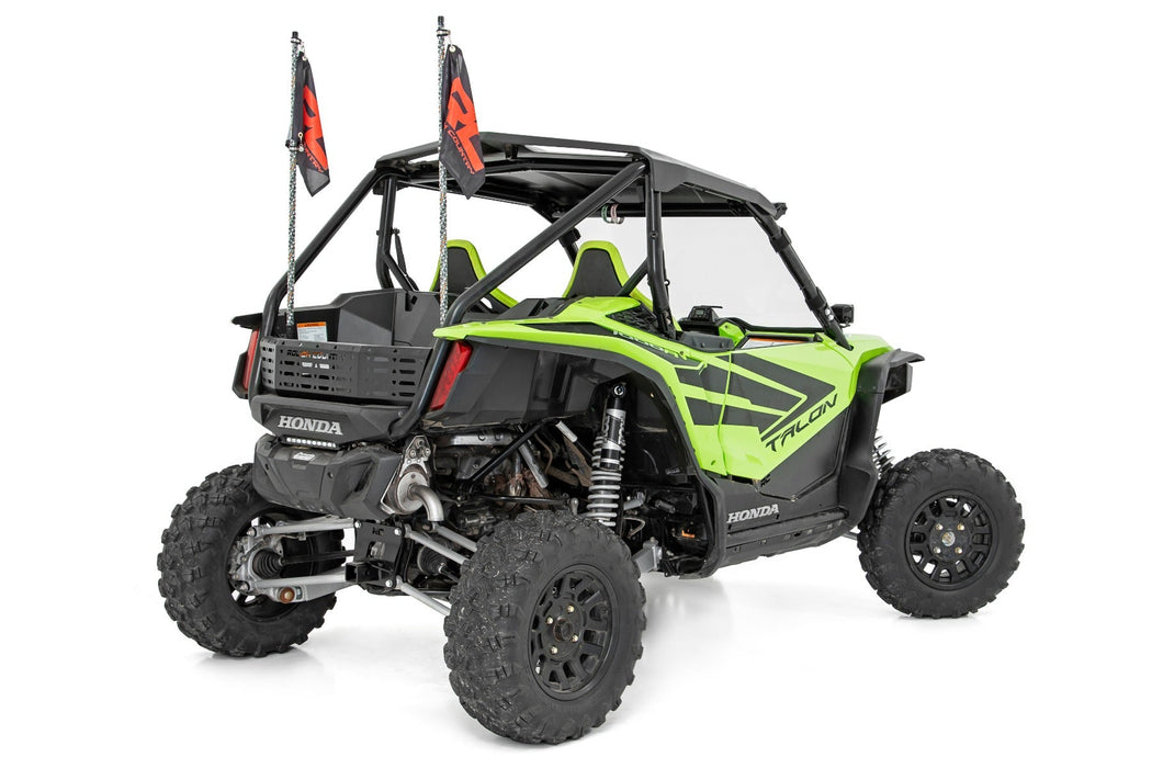 Whip Mount | Bed | 4' Multl-Color LED Whip Pair | Honda Talon (19-21)