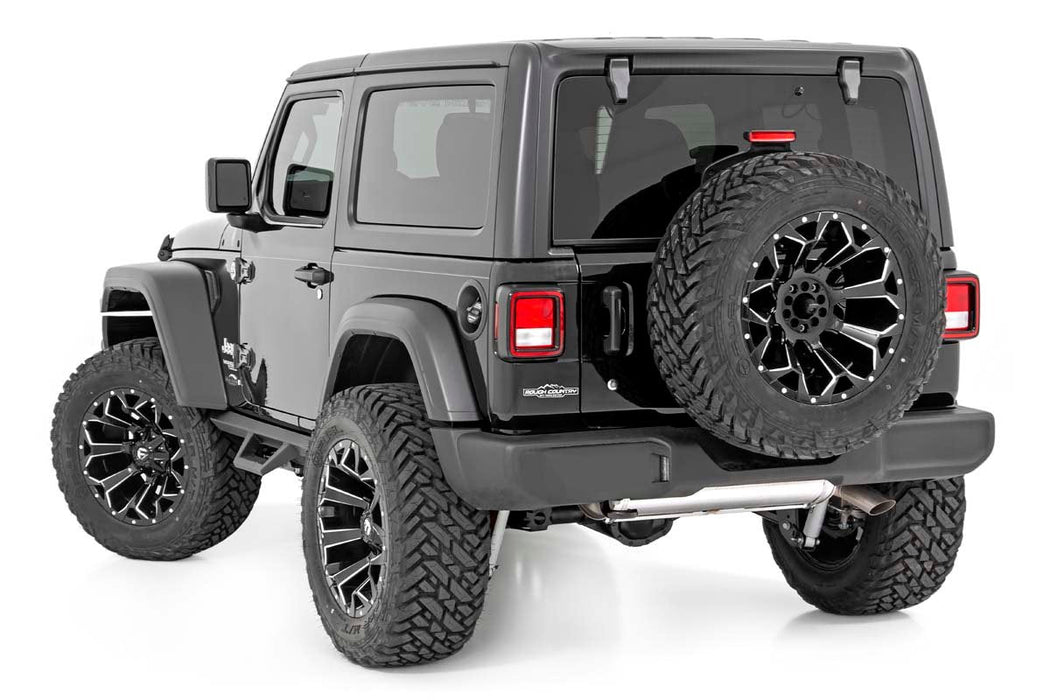 Contoured Drop Steps | 2 Door | compatible with Jeep Wrangler JL 4WD (2018-2022)