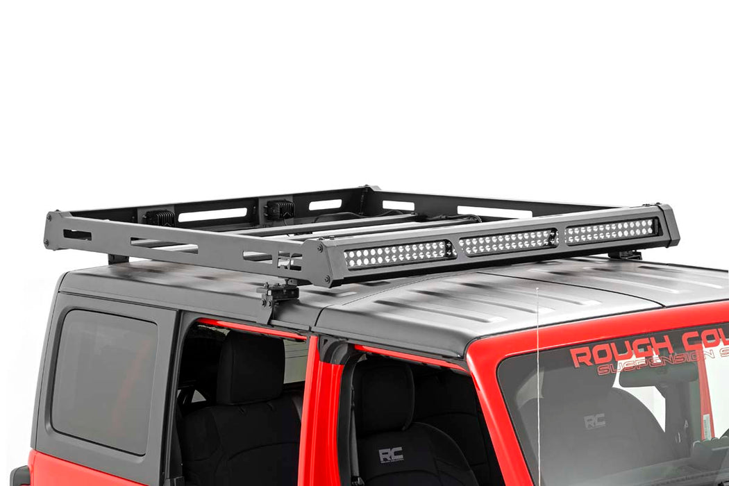 Rough Country Roof Rack compatible with Jeep Wrangler Jl 4Wd (2018-2023) 10612