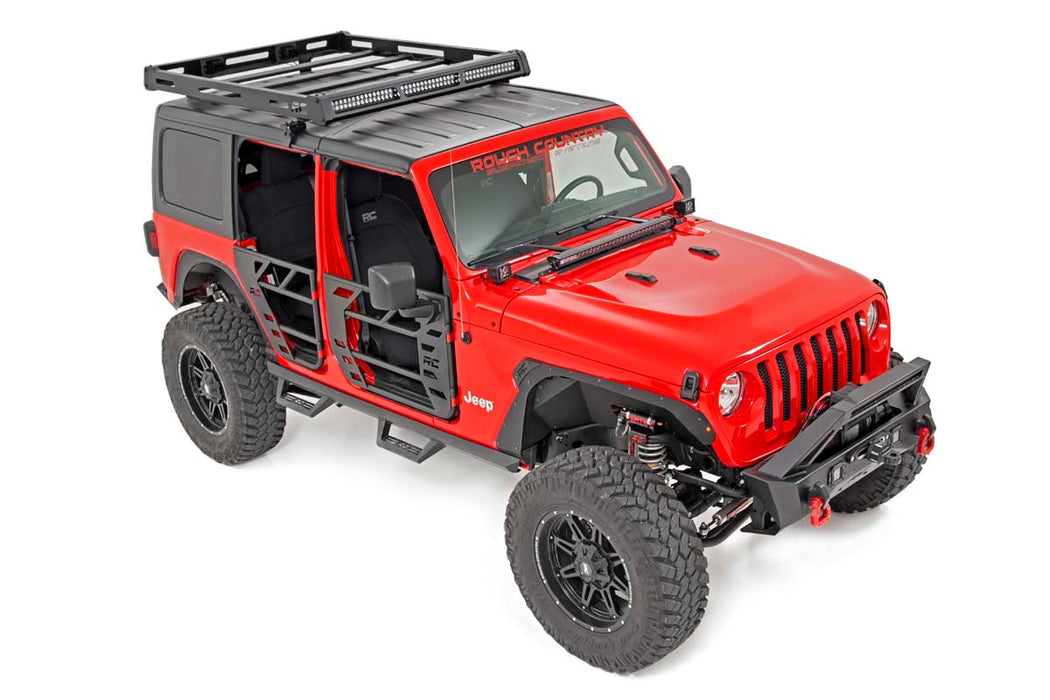 Rough Country Roof Rack compatible with Jeep Wrangler Jl 4Wd (2018-2023) 10612