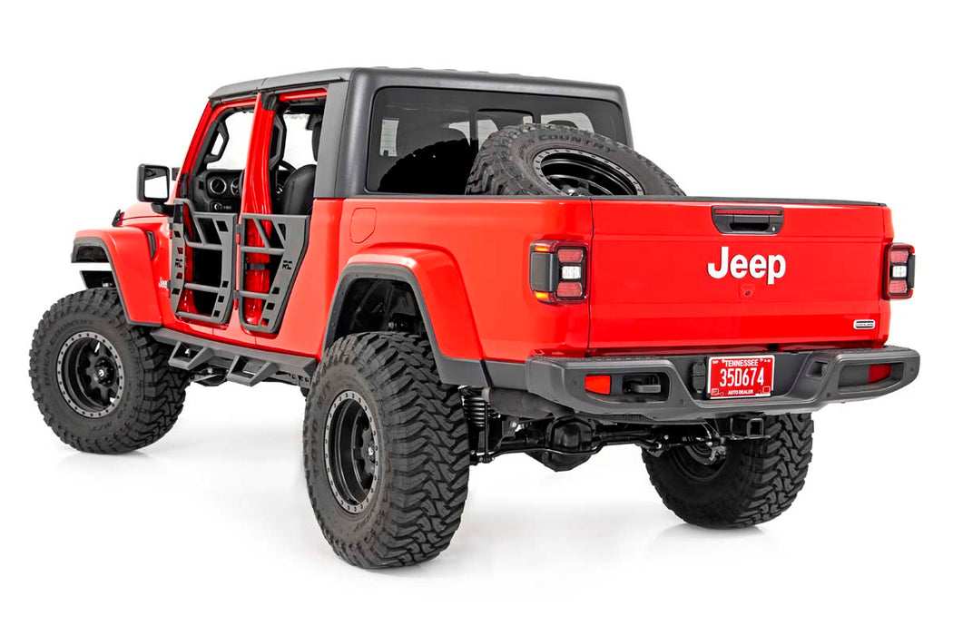 Rough Country Contoured Drop Steps compatible with Jeep Gladiator Jt 4Wd (2020-2023) 90762