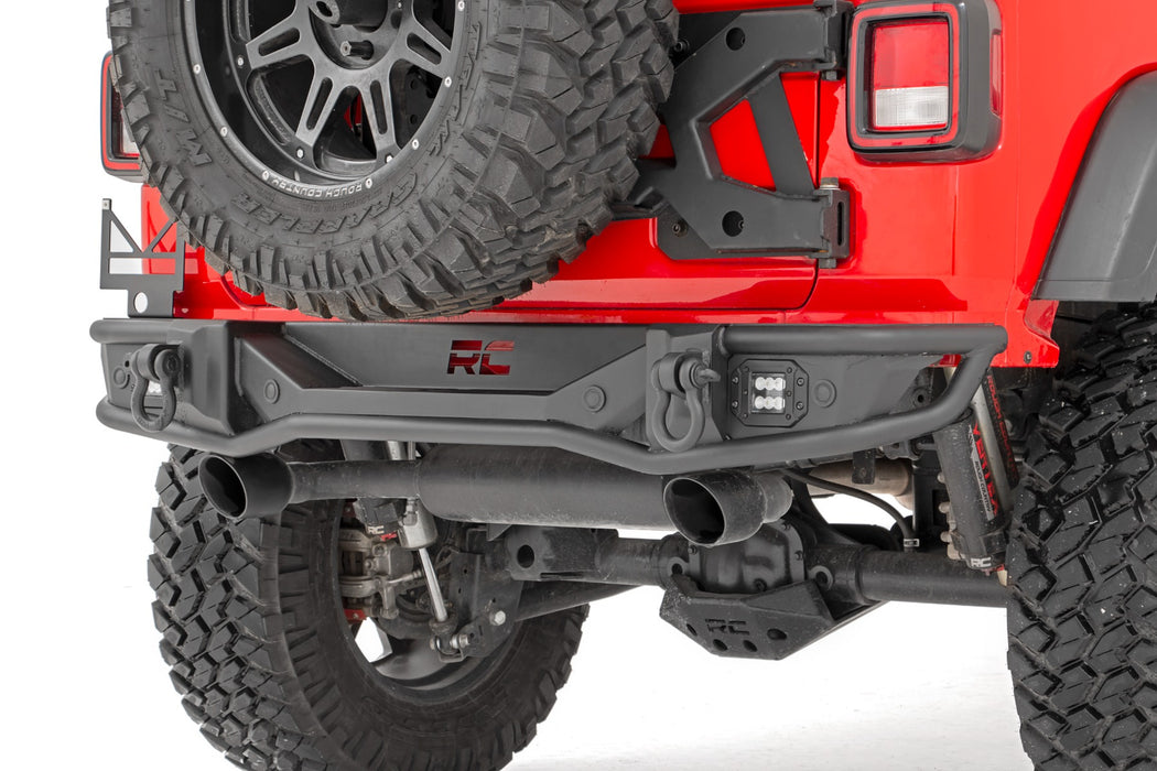 Rough Country Rear Bumper Tubular compatible with Jeep Wrangler Jl 4Wd (2018-2023) 10648