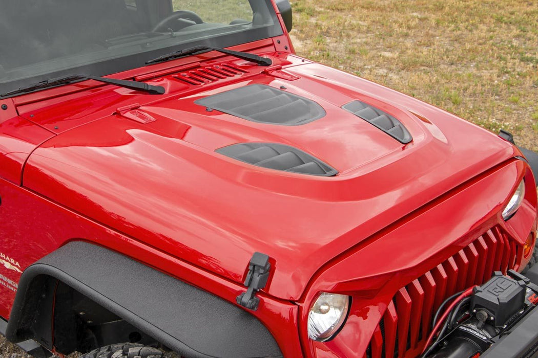 Rough Country Performance Trail Hood compatible with Jeep Wrangler Jk (2007-2018) 10525