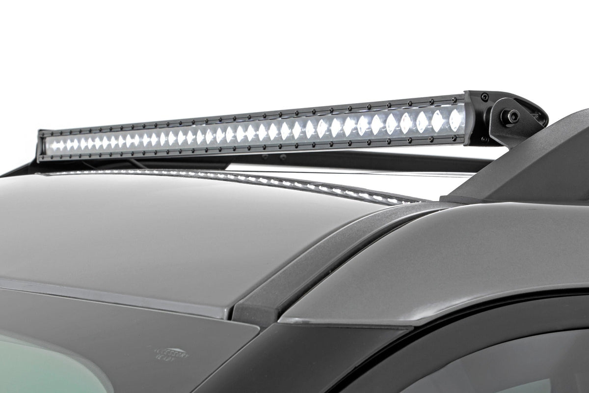 Rough Country Led Light Kit Roof Rack Mount 40" Black Single Row Fits Ford Bronco Sport (21-23) 71039